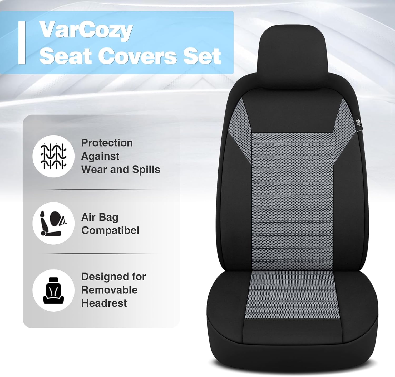 VarCozy MeshFlex Front Seat Covers
