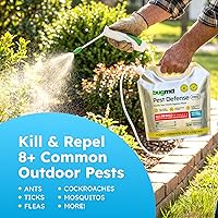 Vista 3 de BugMD Pest Defense Pro - Spray de aceite de menta para insectos y repelente de mosquitos para patio al aire libre – Ant Killer & Garrapatas Spray