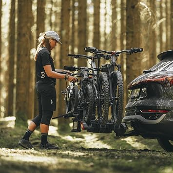 Thule EasyFold 3 Platform Towbar Bike Rack 3-Bike Black