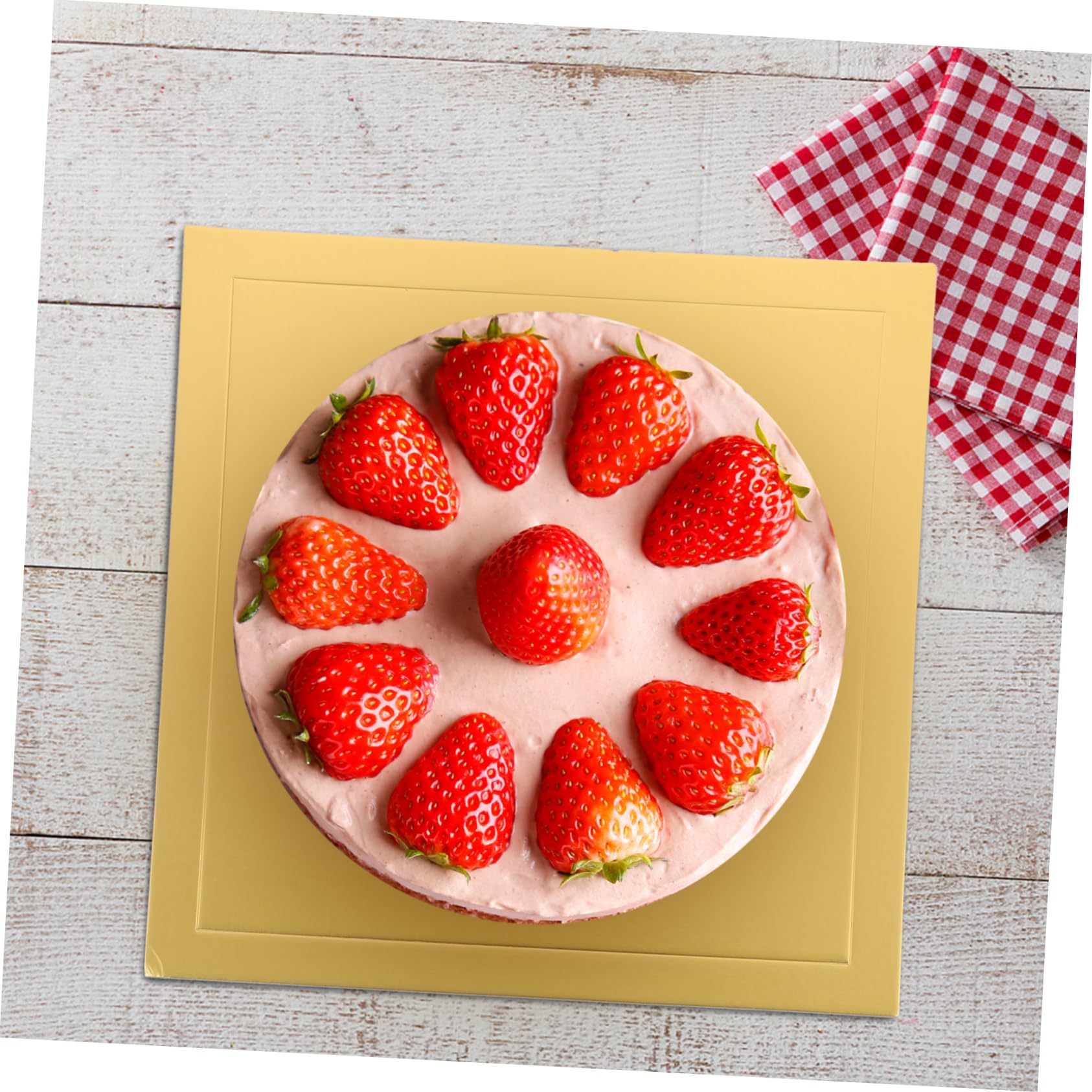 LABRIMP 5 Pièces Plateaux à Gâteau Carrés Épaissis Base Carton pour Décoration de Gâteaux