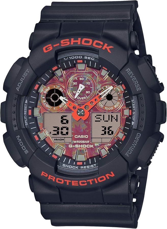 時計 G-SHOCK GA-100TAL-1AJR MOMIJI Casio G-Shock Kyo Momiji Color GA-100TAL-1AJR