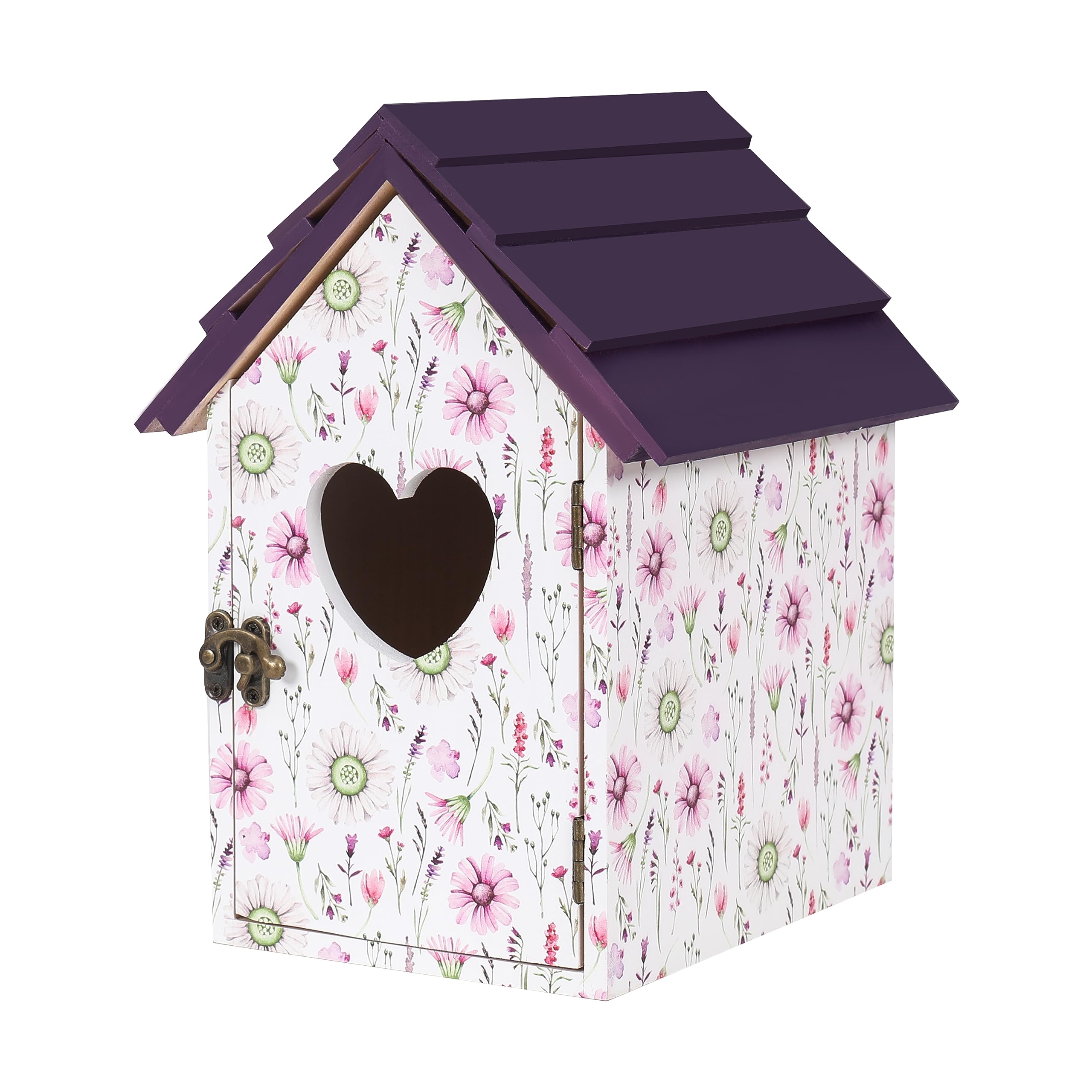 ARTAWEIN Flowering shrubs Bird House Attract Bird as Nesting spot Elegant Garden Decor Nesting Boxes for Birds Solid Wood Garden Bird House |