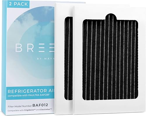 Breeze by MAYA - Filtro de aire de repuesto compatible con Frigidaire Pure Air Ultra PAULTRA EAFCBF, paquete de 2