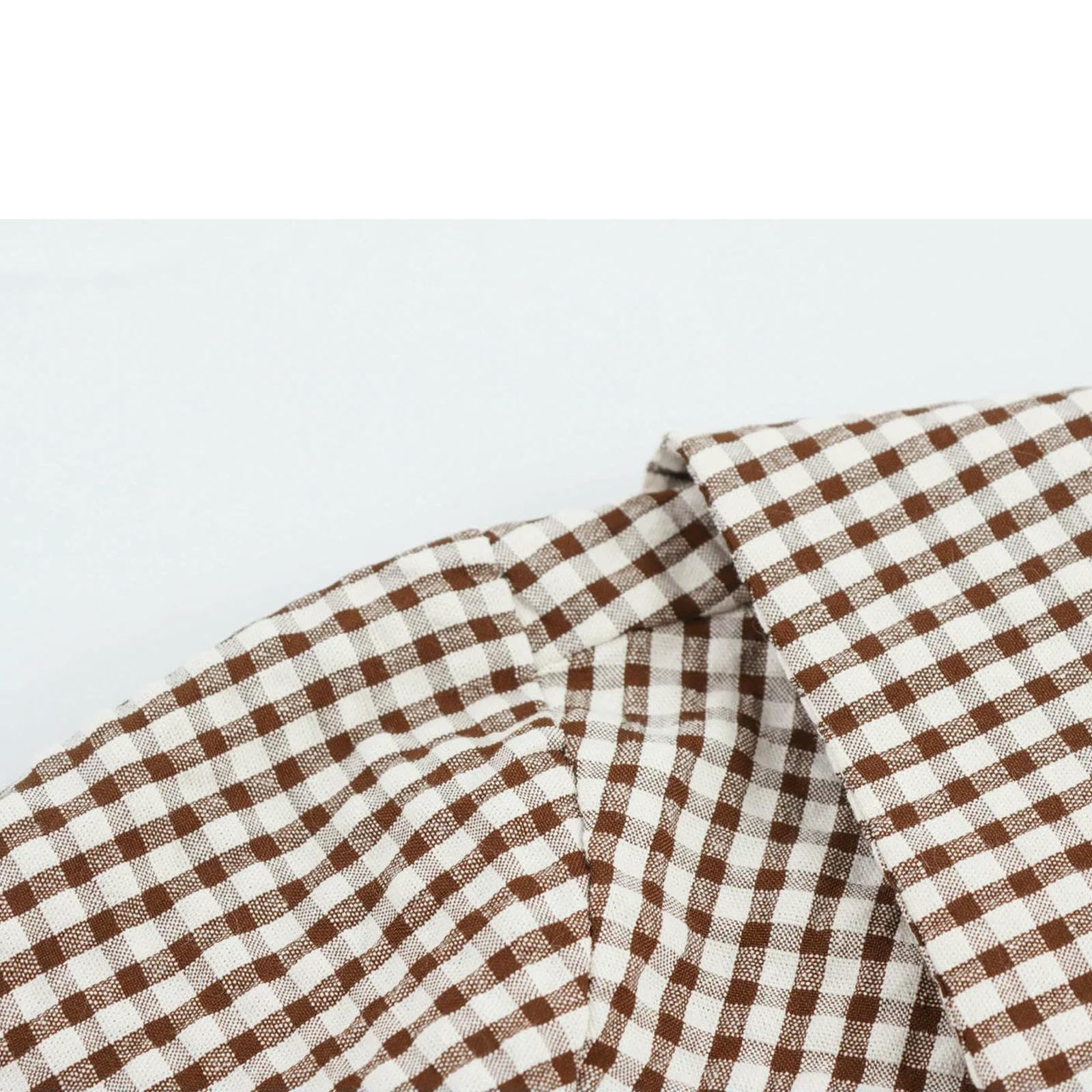 Koszula damska damska Plaid Koszule i bluzki Odzież Moda Turn Down Neck Bluzka Topy damskie--l