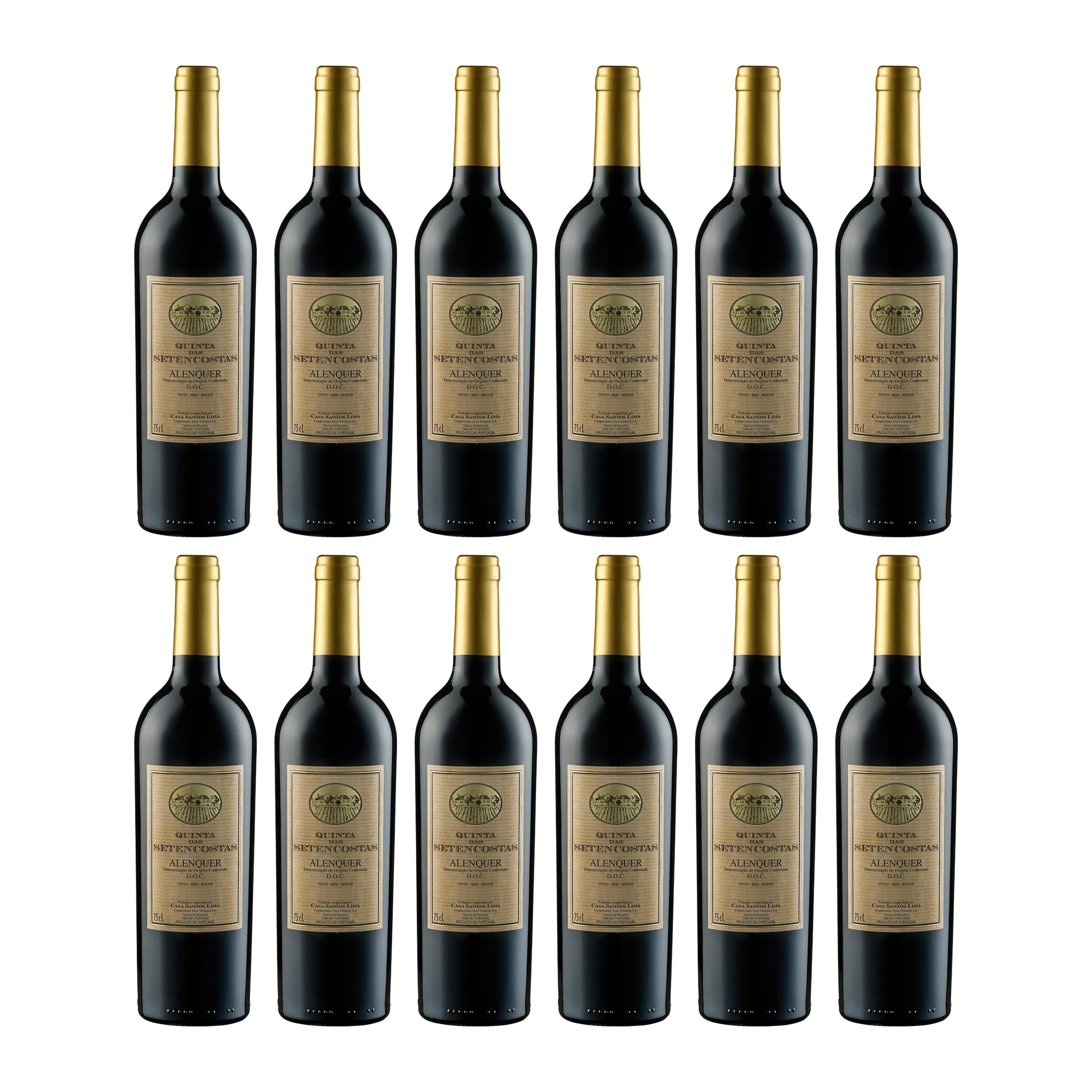 Quinta da Boavista Setencostas Tinto DOC Rotwein Rot halbtrocken Portugal inkl. FeinWert E-Book (12 x 0.75 l)