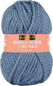 Sirdar Hayfield Bonus Super Chunky, Ocean Blue 609, 100g
