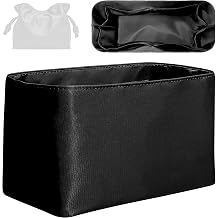 Purse Organizer Insert Fit for Loewe Flamenco Mini Nylon Inner Liner Bag | Inside Bag In Bag Black Water Resistant Multiple Pockets