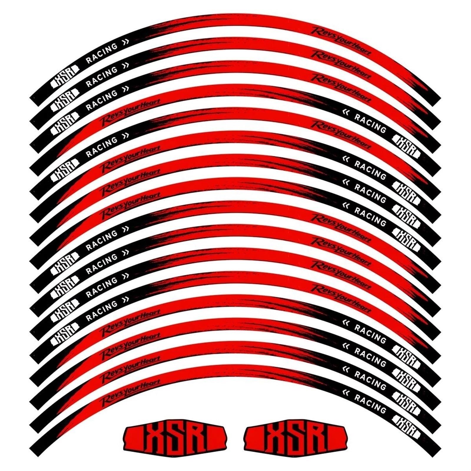 Motorcycle Wheel Stickers for Yamaha XSR 125 155 700 XSR900 Motorbike