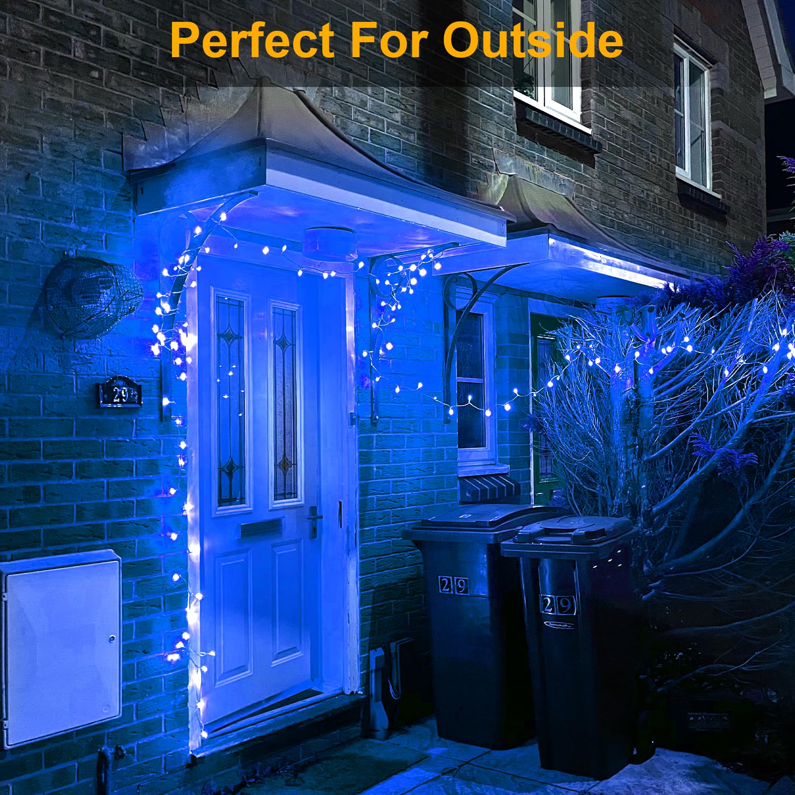 Catena luminosa per Halloween, 3 m, 30 LED con funzione timer 6H, per