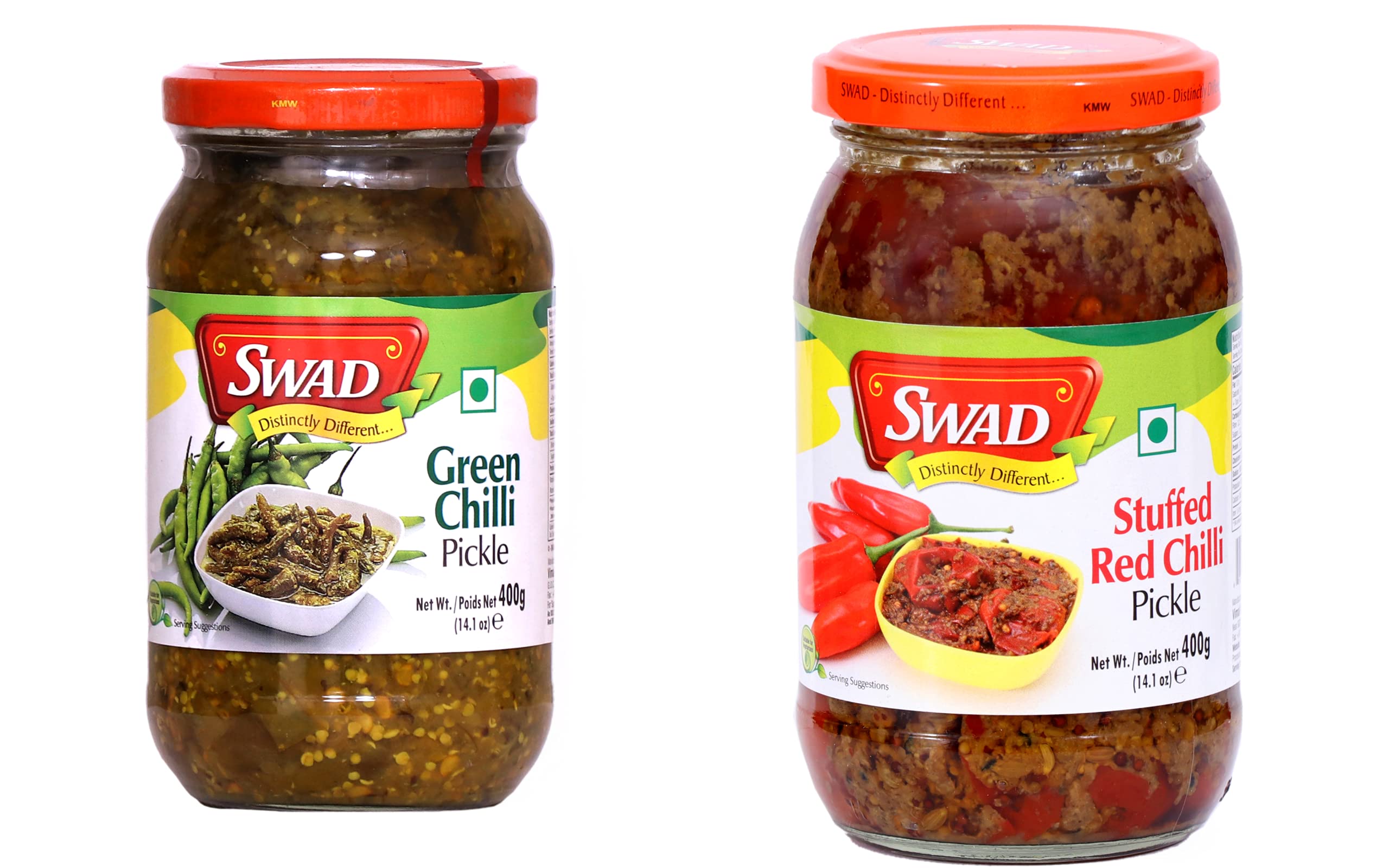 SWAD Distinctly Different and Delicious Combos Pack of 2 (Green Chilli & Stuffed Red Chilli) (B095S1YJR8) Amazon Price History, Amazon Price Tracker