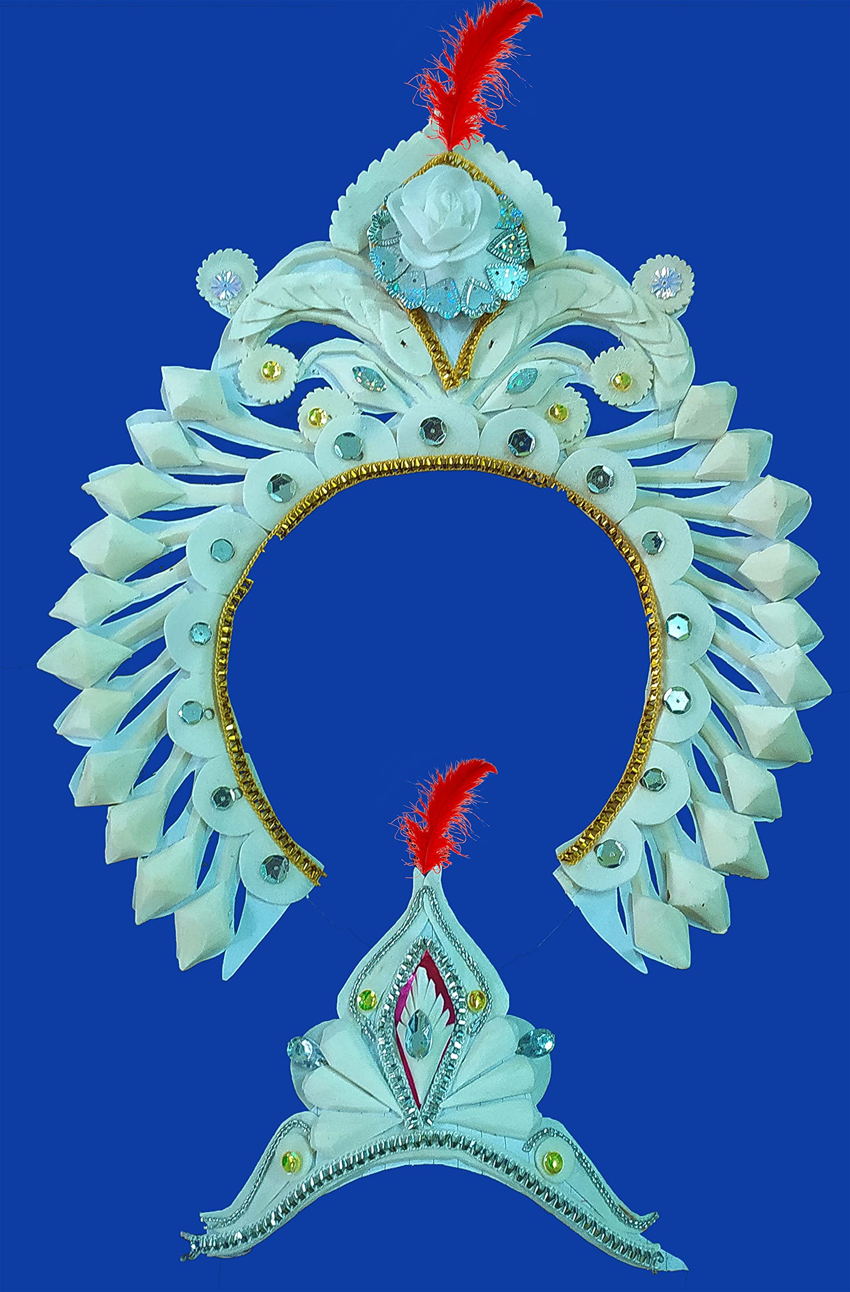 Natural Shola Khopa Mukut, Victorian, Medium