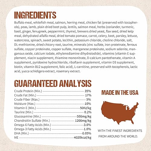 Miniatura 5 de Timberwolf Dakota Buffalo Recipe Alimento para perros 4 libras