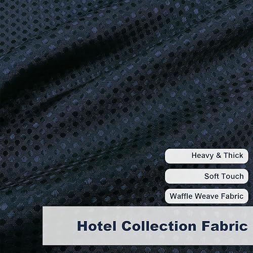 Vista 106 de Cortina de ducha de tortugas marinas, temática náutica de playa, verde y verde azulado, sin ganchos, punto gofre y forro desmontable, decoración