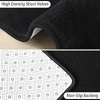 Vista 46 de Keeko Alfombras de área de 4 x 6 pies para sala de estar, alfombra suave y moderna de espuma viscoelástica para dormitorio, alfombra