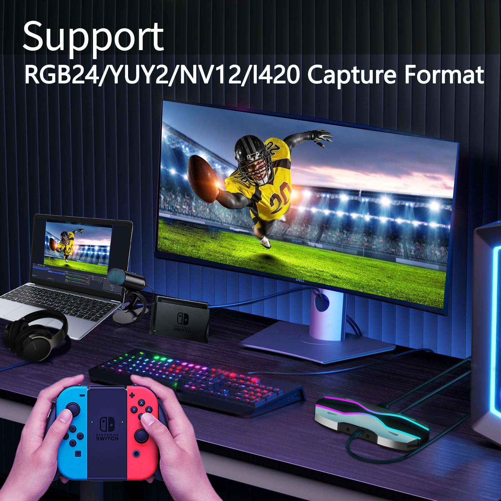 Amazon.co.jp: kuhaimi キャプチャカード 4K HDMI ビデオ