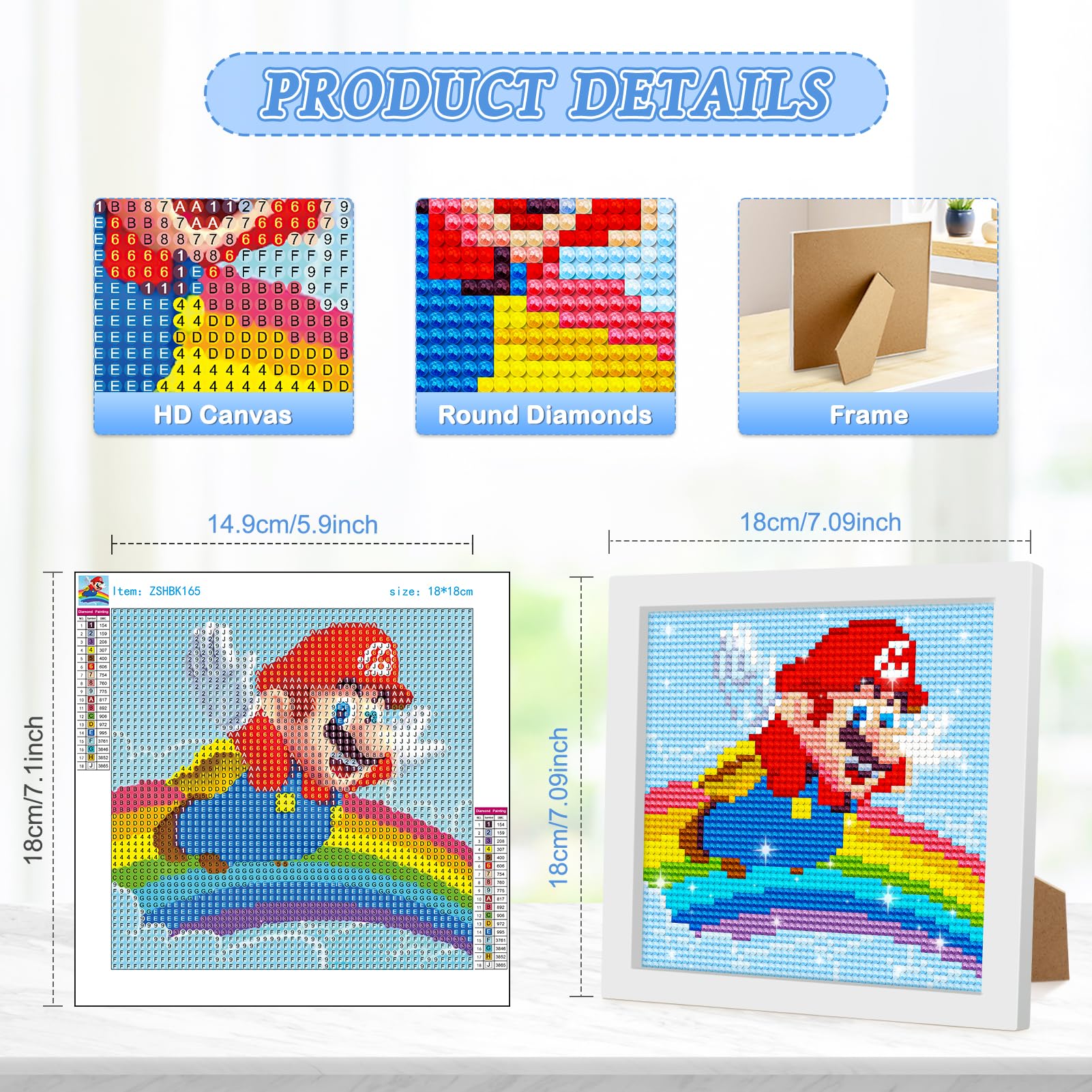 マリオ ダイヤモンド型カードゲーム Amazon.co.jp: MOBDEA マリオ ダイヤモンドペインティングキット 子供