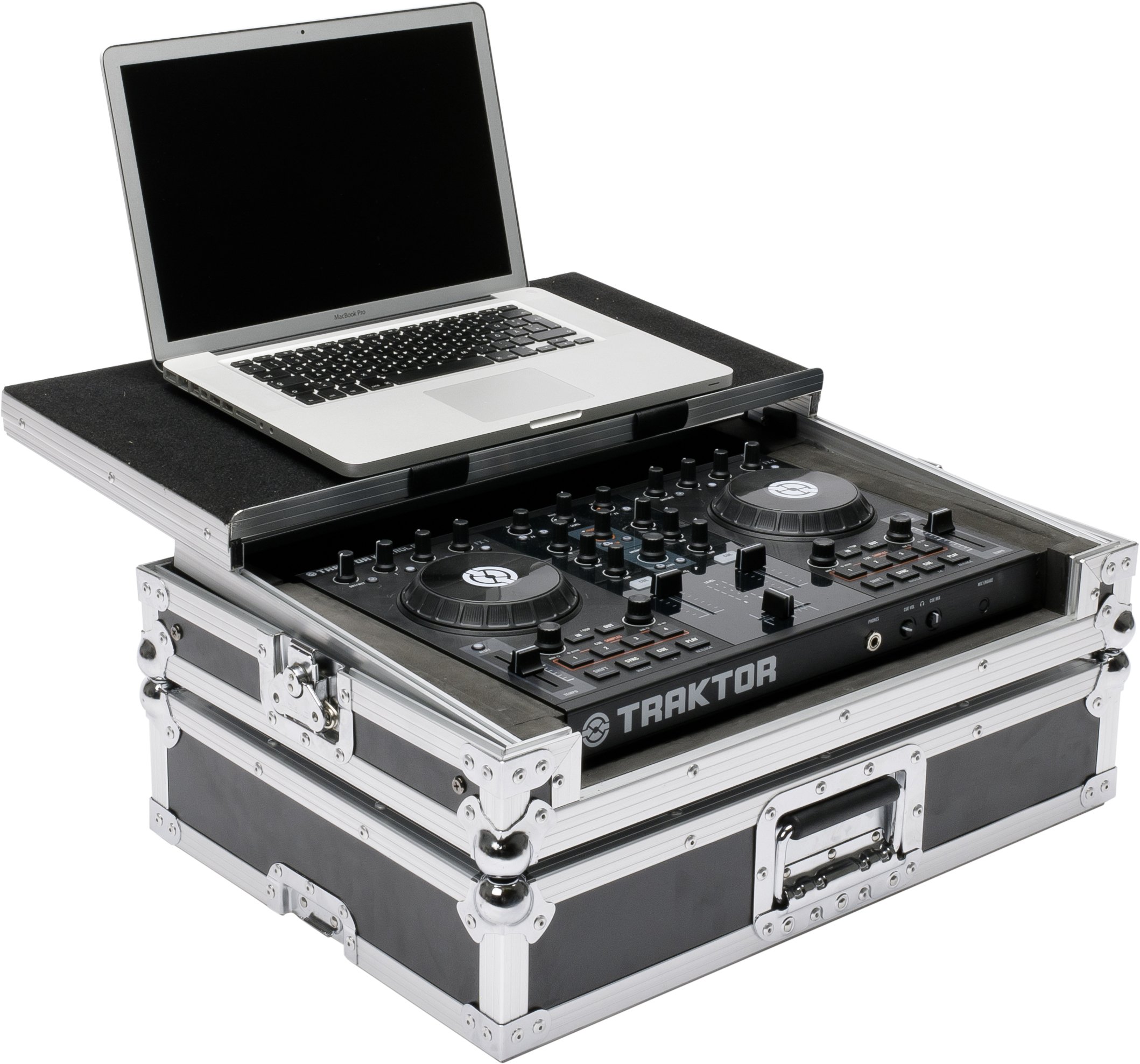 Flight Case Magma Per DJ Controller Traktor S2 - Custodia Protettiva Con Supporto Laptop - Foto 10
