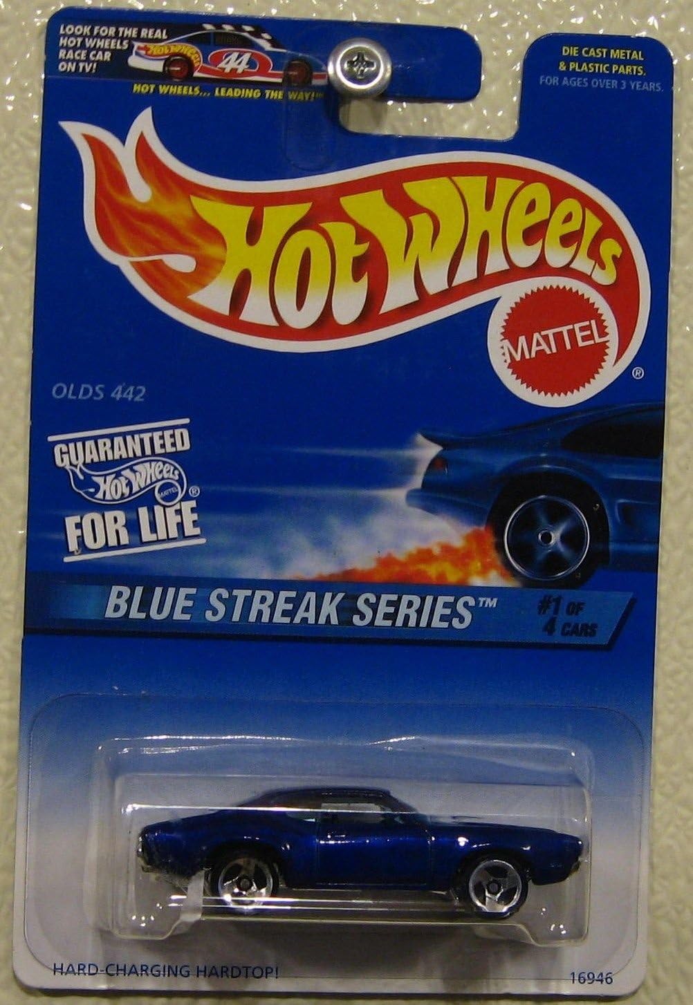 Hot wheels Blue Streak Series Olds 442 1/64 1/4 Collector # 573 .HN#GG_634T6344 G134548TY57210