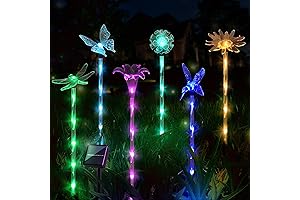 Adornos solares acrílicos para patios y jardines: un toque vibrante para tus espacios exteriores