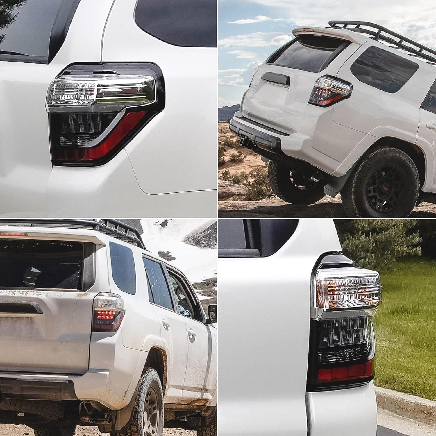 Huray Tail Light Assembly for Toyota 4Runner 2014-2020 Tail Lamp Replacement 8156135392 Passenger Side (Right)