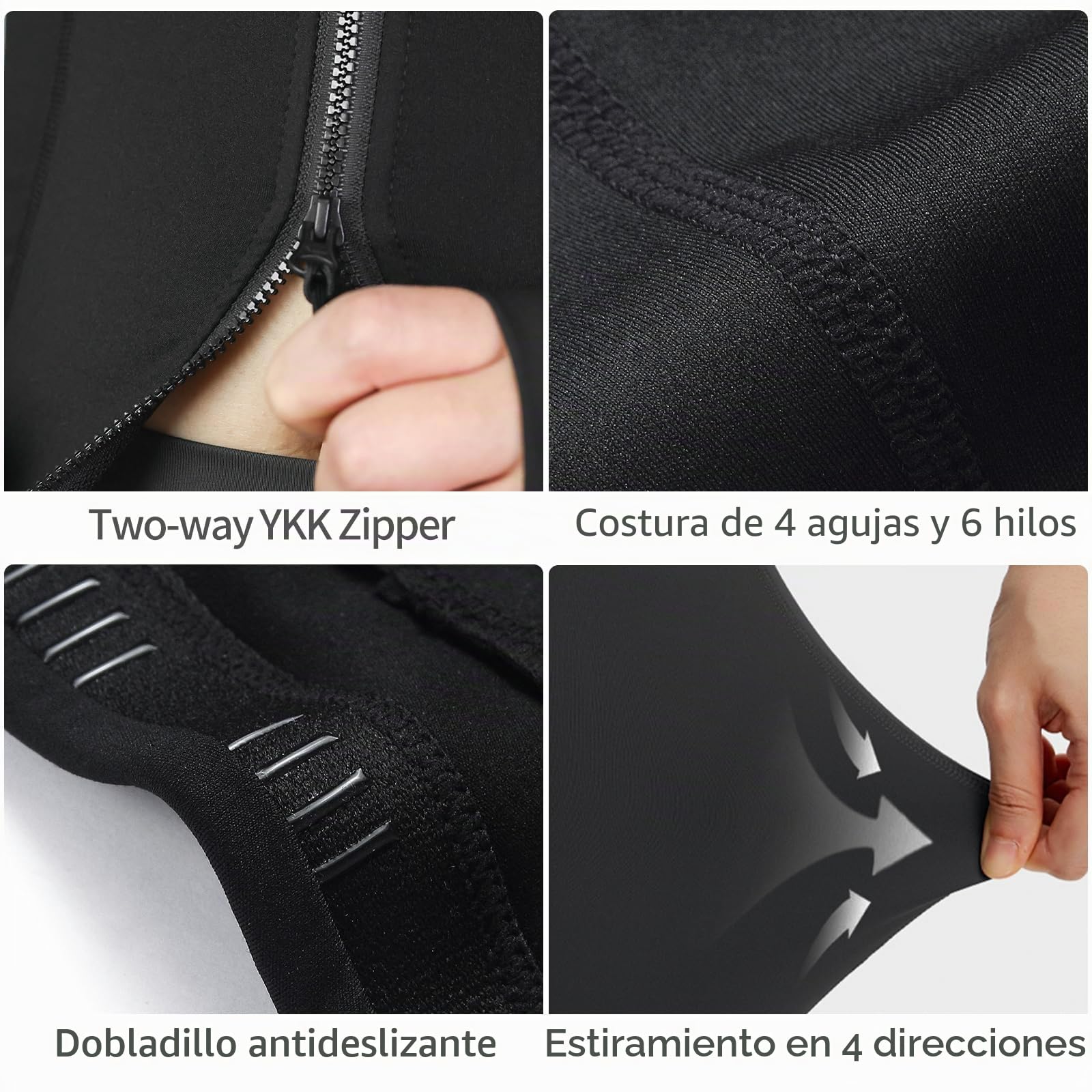 WOSAWE Chaqueta de moto para mujer, ajustada, con equipo de protección CE Armour