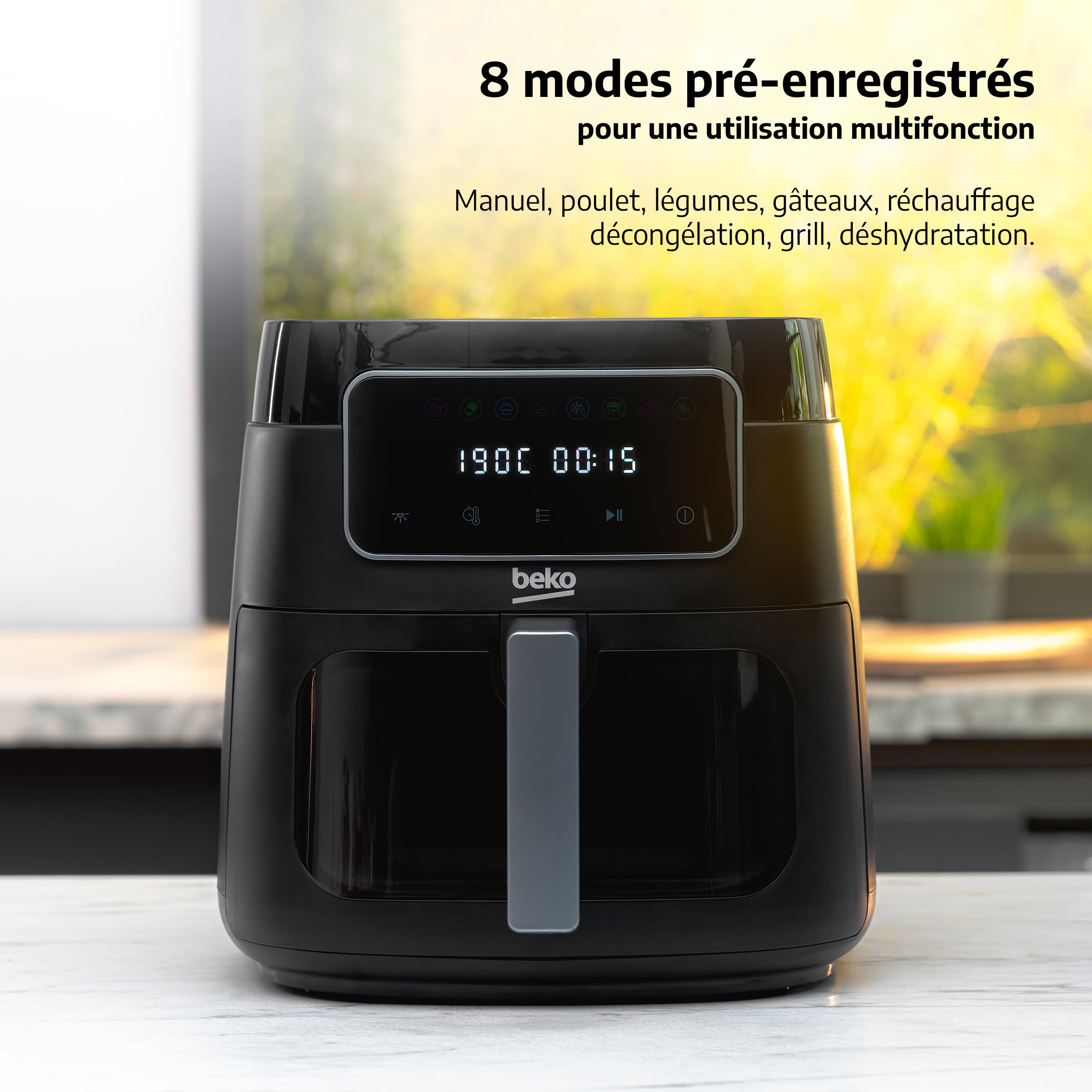 BEKO Friggitrice ad aria digitale FRL3374B — immagine 9 di 16