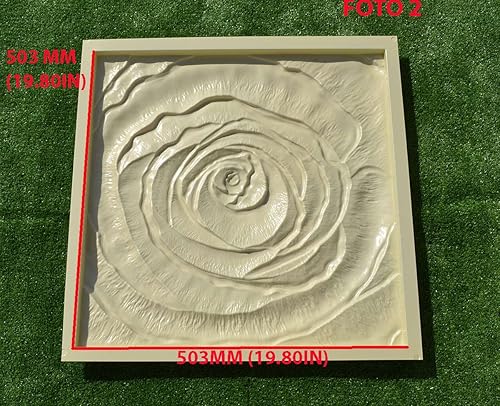 Miniatura 2 de BETONEX SvitMolds - Molde de pared para bricolaje, diseño de rosa, 3D, decoración de arte de pared, paneles decorativos de pared 3D01