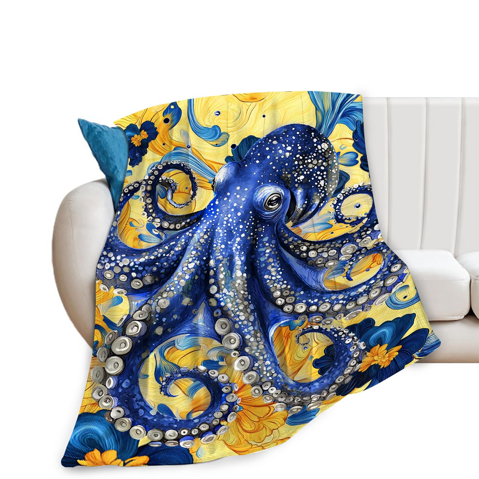 Octopus Oasis Quilted Blanket NCU0DV096 main image 1