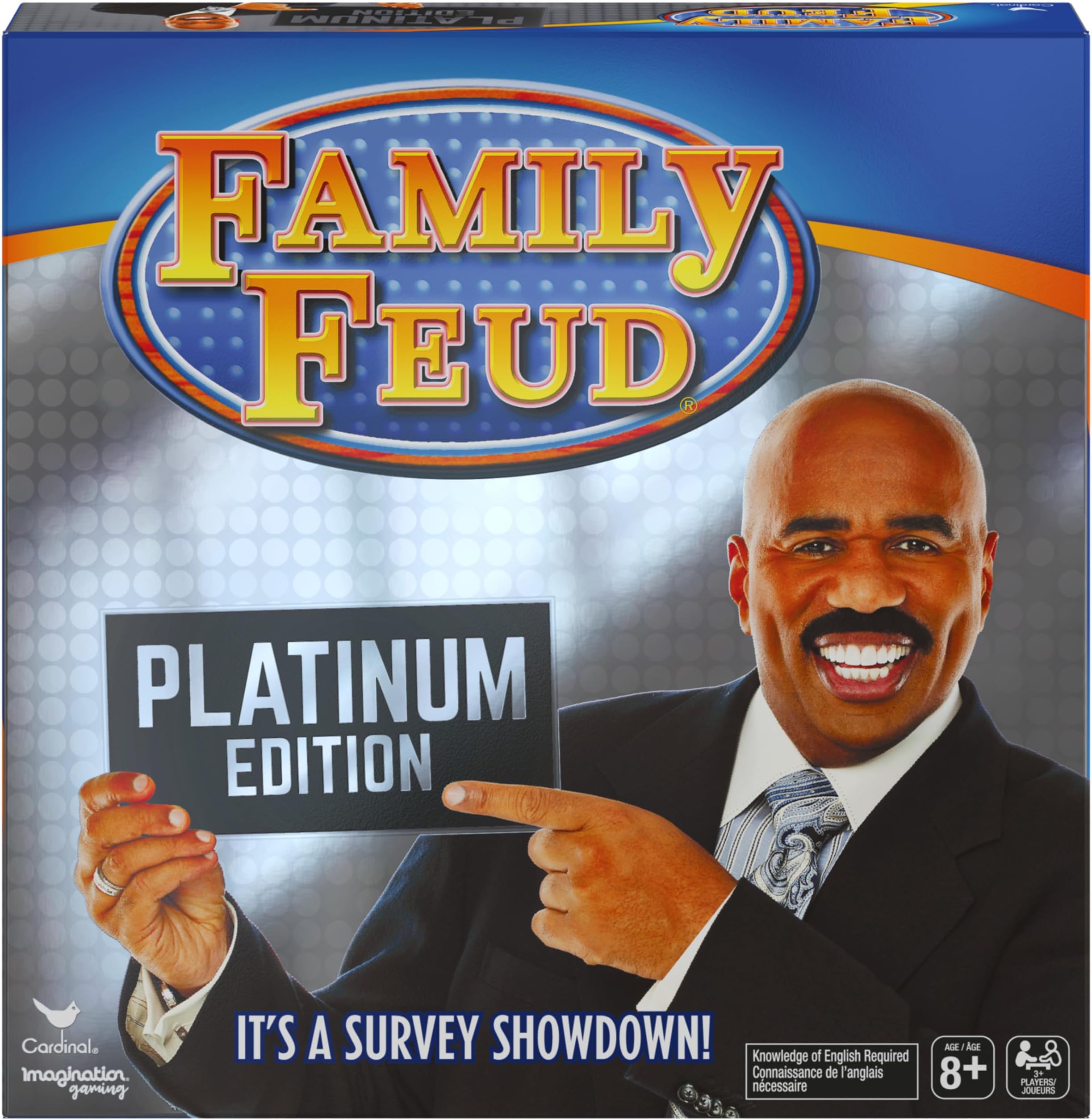 Family Feud Platinum Edition, Family Party Board Game, for Families Adults and Kids Ages 8 and up