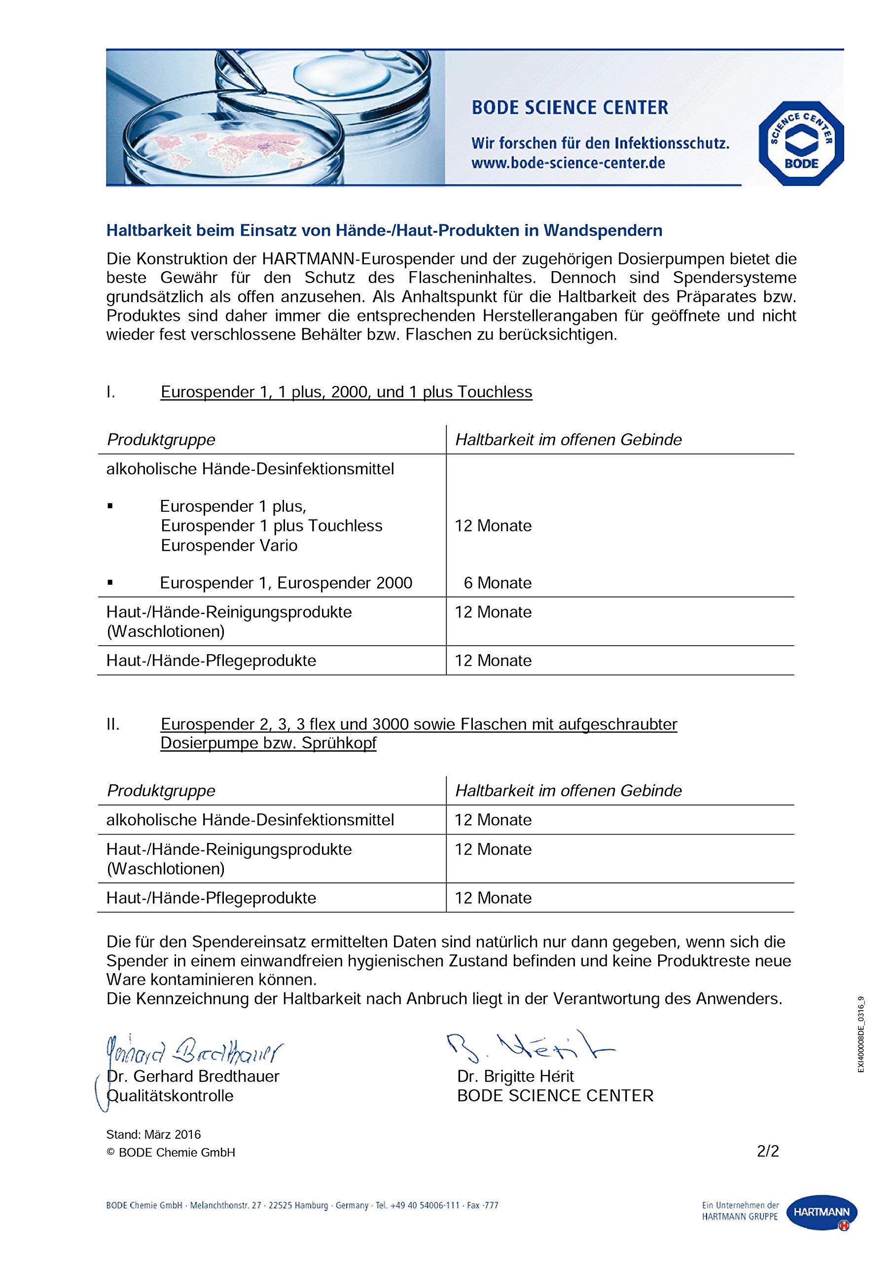 3 x 350 ml Baktolan protect+ pure Paul Hartmann AG
