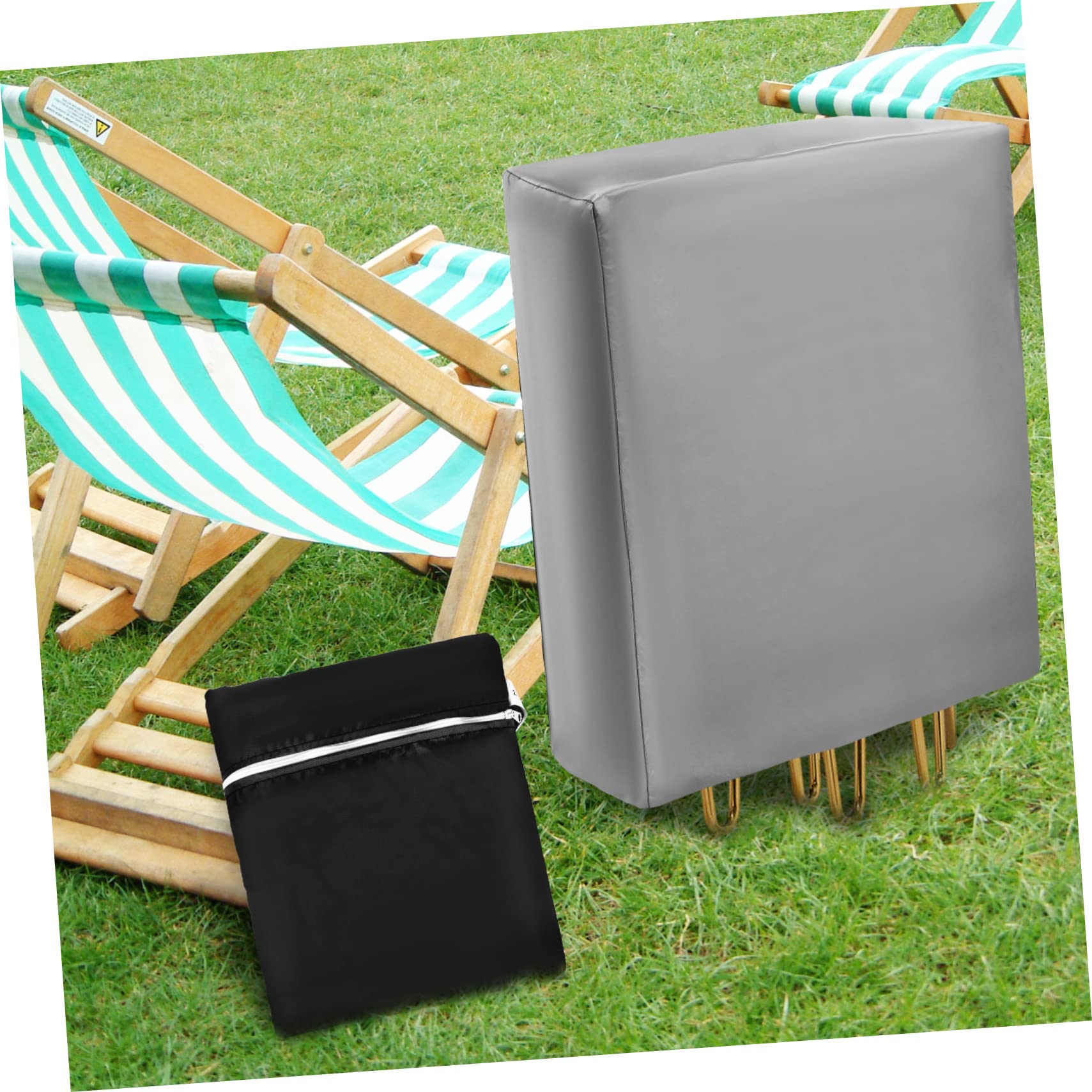 2 Fundas Impermeables Piezas para Plegables Oxford Protectoras Sillas