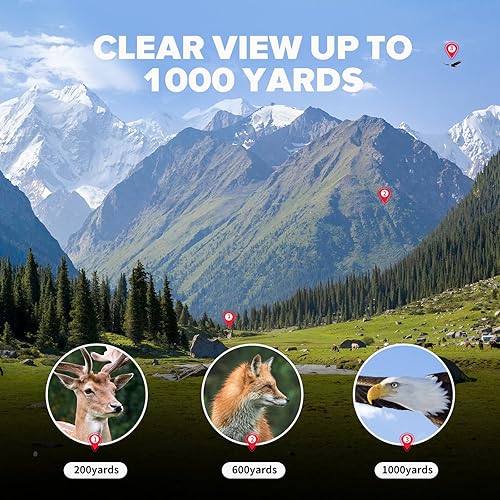 Miniatura 5 de Gosky Monocular HD de 12 x 50 para adultos con adaptador de teléfono, IPX6, impermeable, a prueba de golpes, telescopio monocular para vida