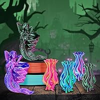 Vista 5 de Yousu Seda de Doble Color Filamento PLA para 3D Impresora Filamento Coextrusión PLA Multicolor Filamento PLA 1.75mm (± 0.03 mm) Compatible