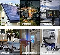 Vista 8 de WEIZE AGM - Batería 4D de tamaño grupal, batería de ciclo profundo de 12 voltios y 200 Ah perfecta para RV, caravana, campamento, remolques