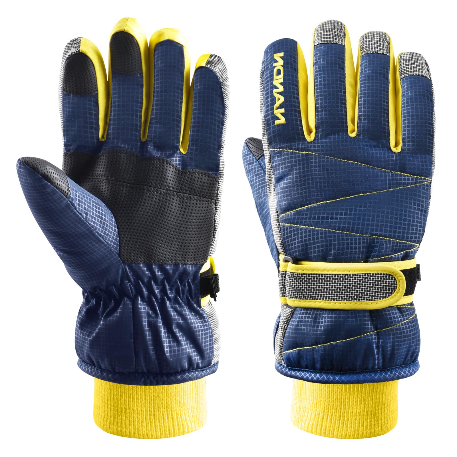 Azarxis Kids Children Ski Gloves Winter Snow Gloves Waterproof Winter Warm Glove for Snowboarding, Sledding