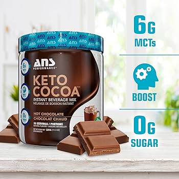 ANS Performance Keto Cocoa - Naturally Sweetened Instant Hot