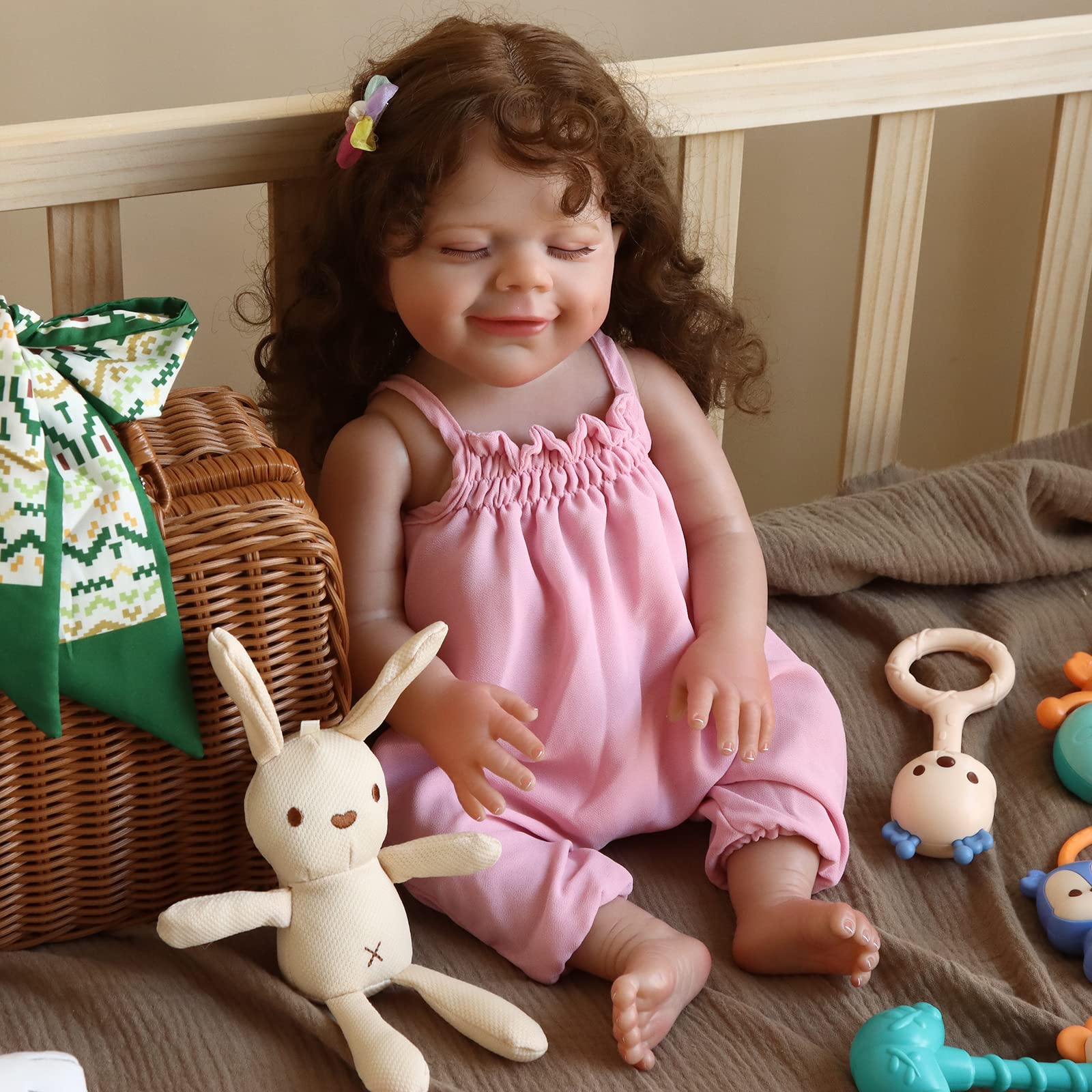 Amazon | ZTDOLL リボーンベビードール 女の子 18インチ ビニール