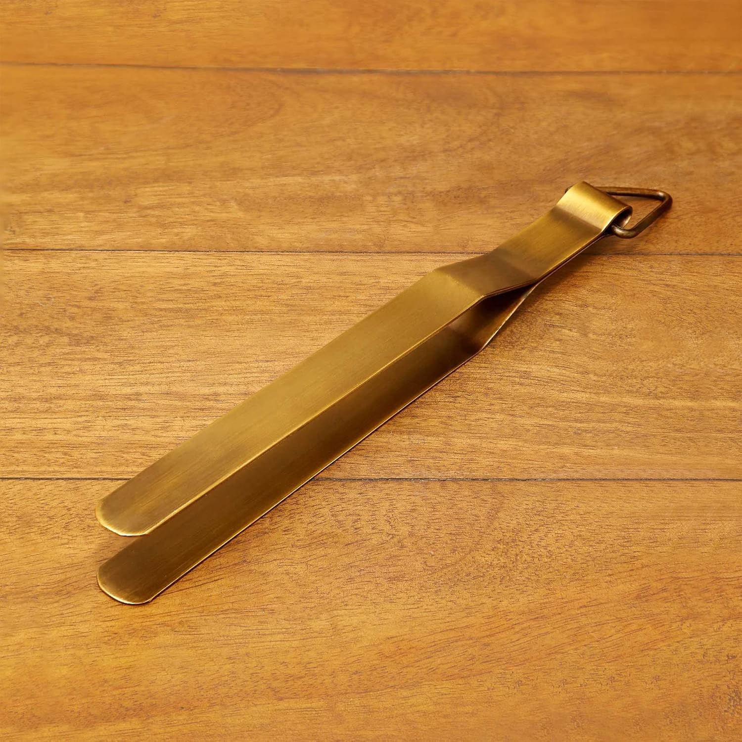 Handcrafted Brass Roti Tong - Traditional Chimta for Cooking, Serving & Frying - Premium Brass Kitchenware