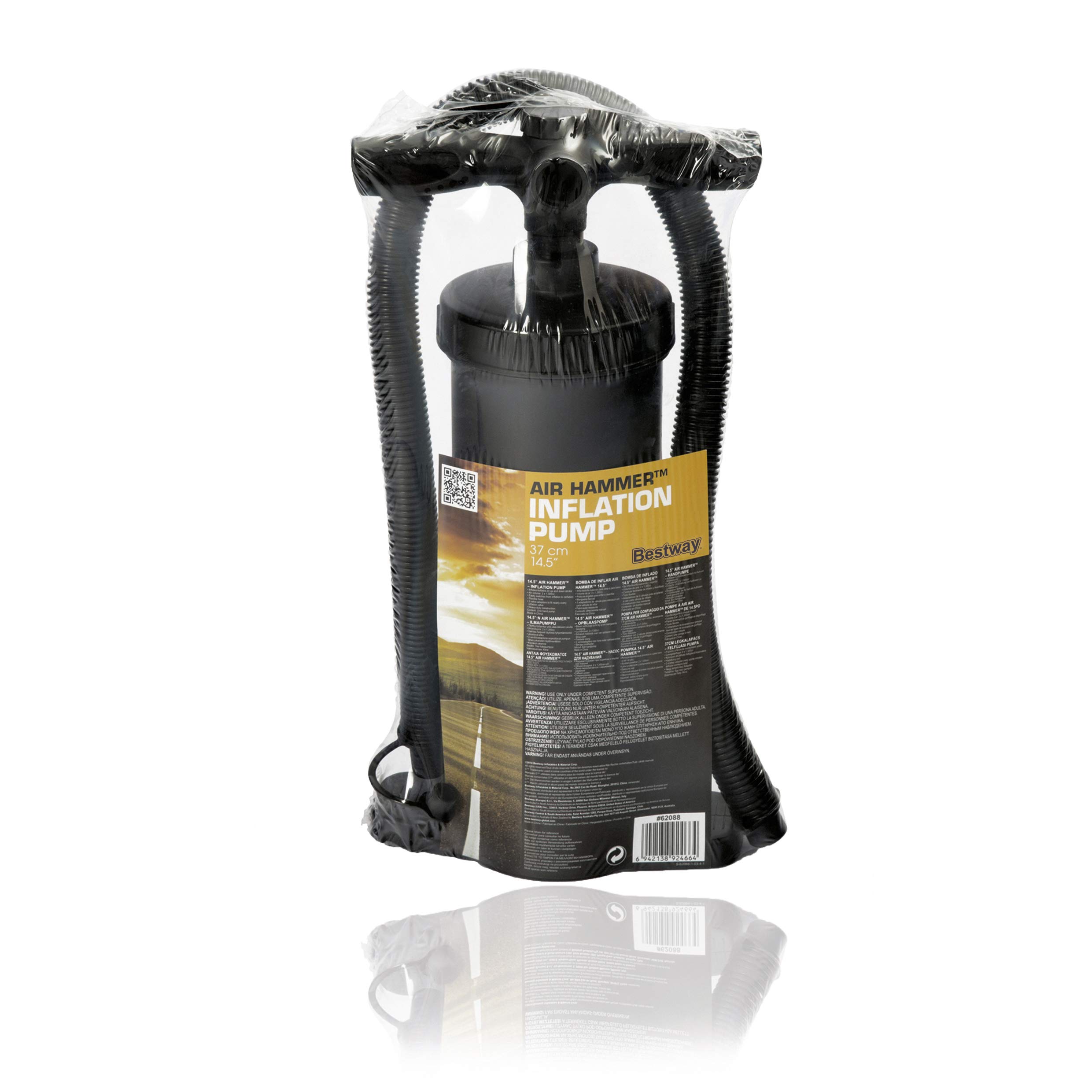 Bestway Luftpumpe Doppelhubkolbenpumpe Air Hammer, 37 cm, 62088B-03