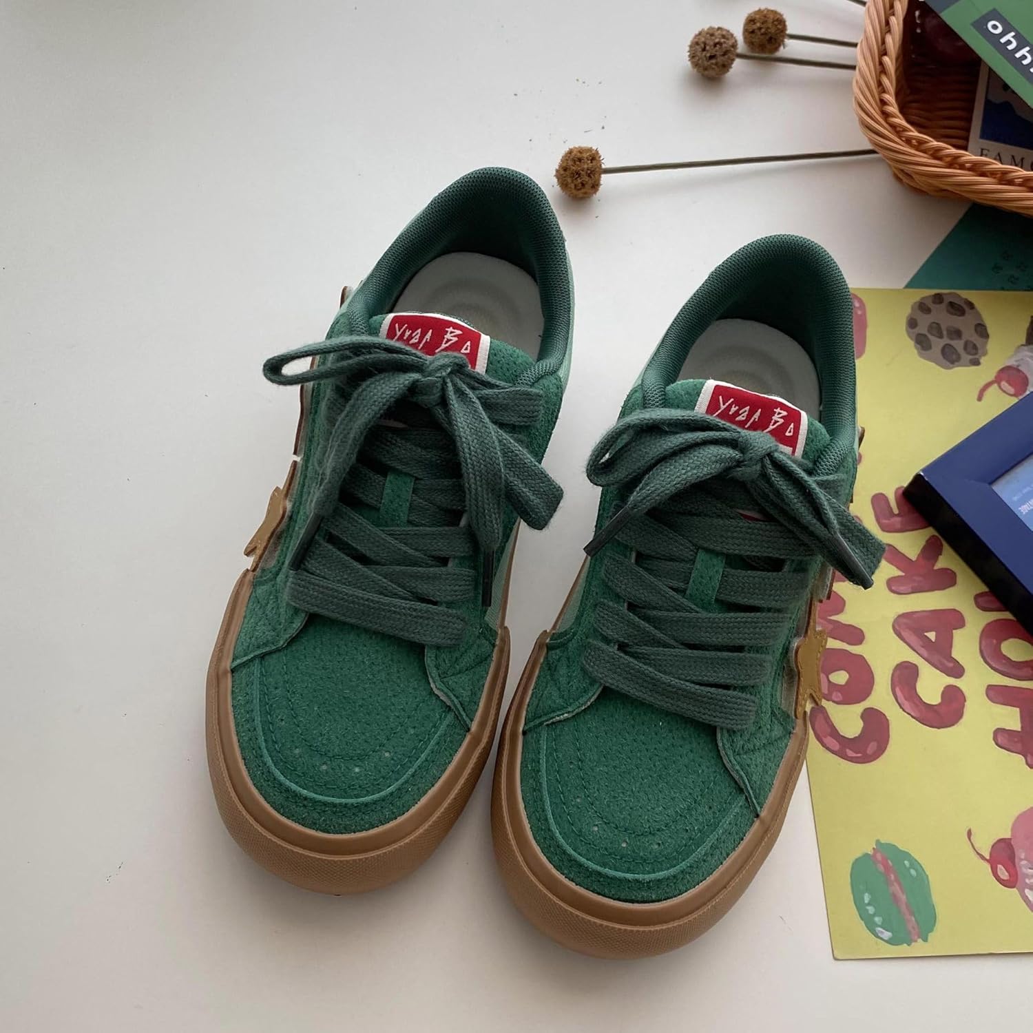 Women's Platform Sneakers Cute Y2K Star Shoes Casual Fashion Comfortable Canvas Sneakers - Image 6