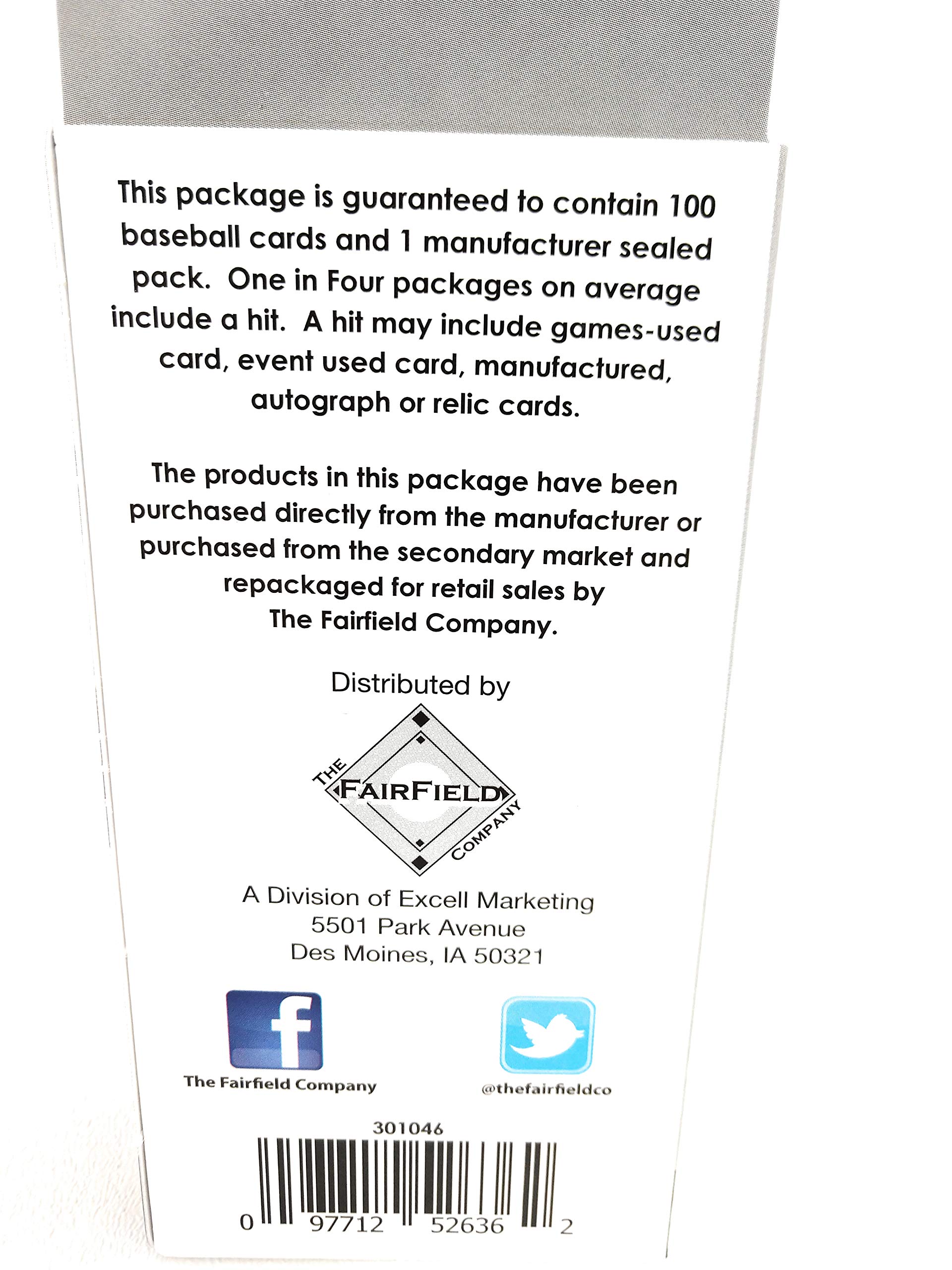 1995 Honus Wagner 100 Baseball Cards 1 Pack Jumbo Box