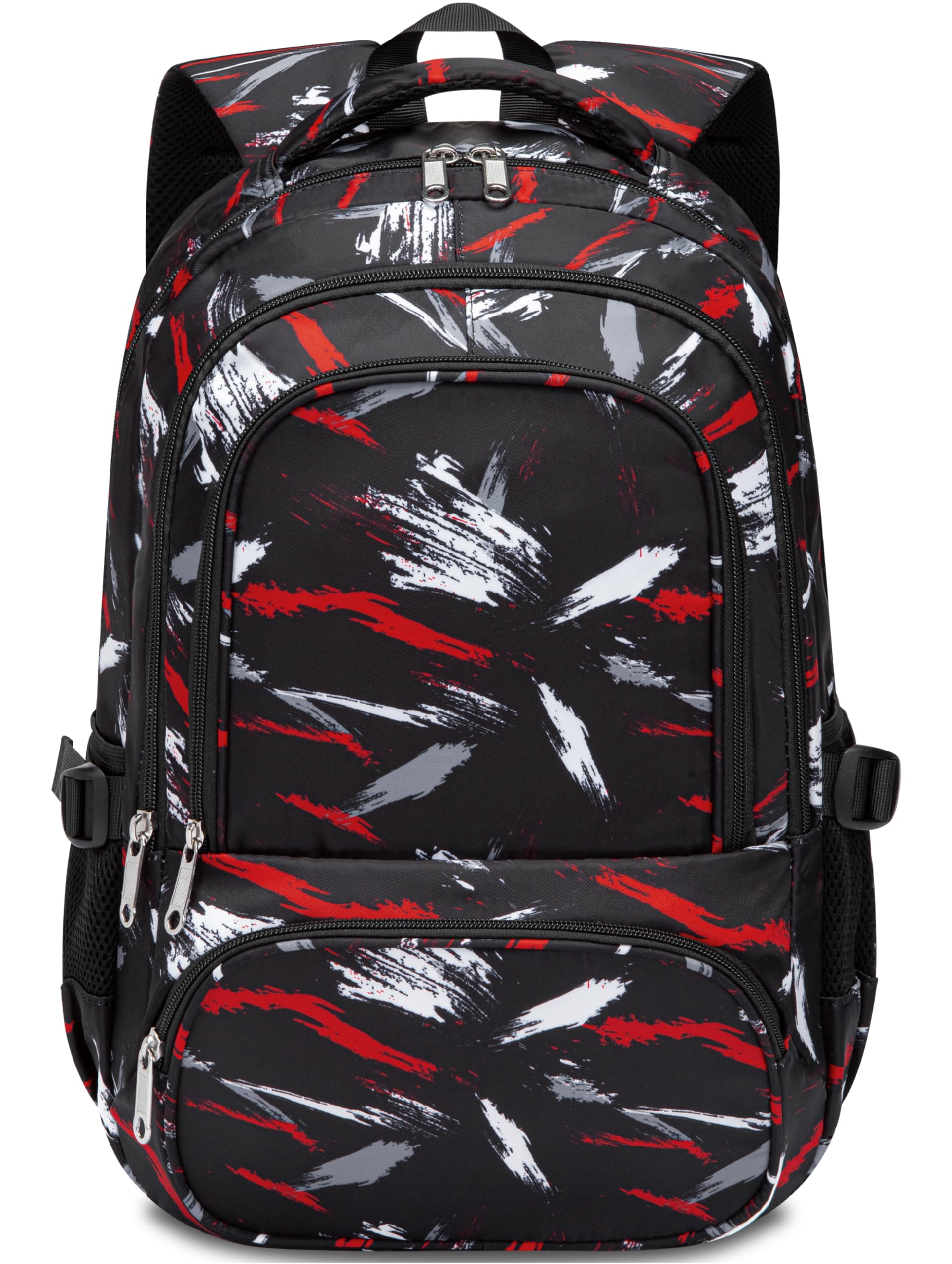 Kids Backpacks for Boys Girls Ages 6-8 Elementary Primary Middle School Bag Back to School Book Bags Mochilas Escolares para Niños Niñas 17 Inch (Coal Black, Brush)