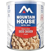Mountain House Diced Chicken #10 Can Freeze Dried Survival &amp; Emergency Food Gluten-Free 14 Servings