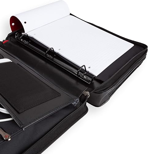 Miniatura 9 de Wenger Luggage Proxy 601675 - Portafolio de presentación con cremallera, color negro, 14 pulgadas