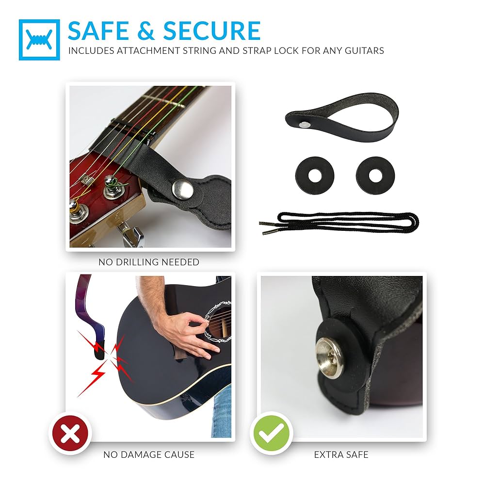 ❤️ハンドクラフト ❤️ビッグコンチョ　ギターストラップ レッド ❤️ハンドクラフト ❤️ビッグコンチョ ギターストラップ