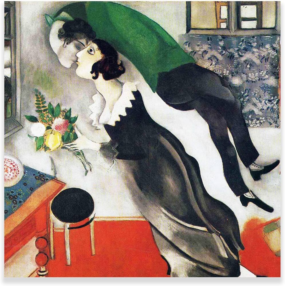 Modern Sanatta Aşk Teması: Marc Chagall ve Aşıklar Serisi 12