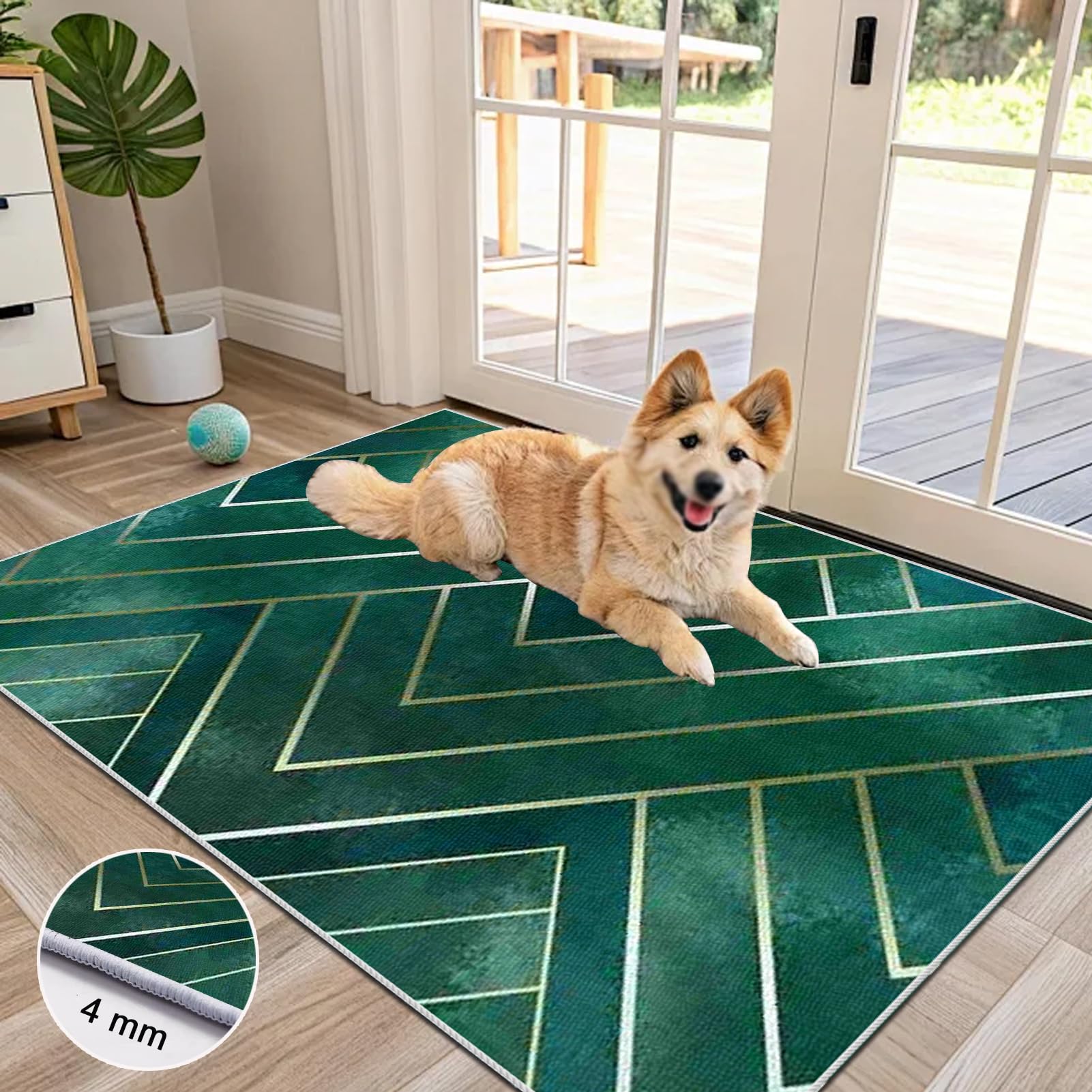 Tappeto Sedia Ufficio Tappeto Salvapavimento Antiscivolo, Tappeto per Sedia con Ruote, Tappeto Gaming Pavimento, Tappetino Protettivo per Pavimento per Laminato, Parquet, Pavimenti Duri 80 x 120 cm