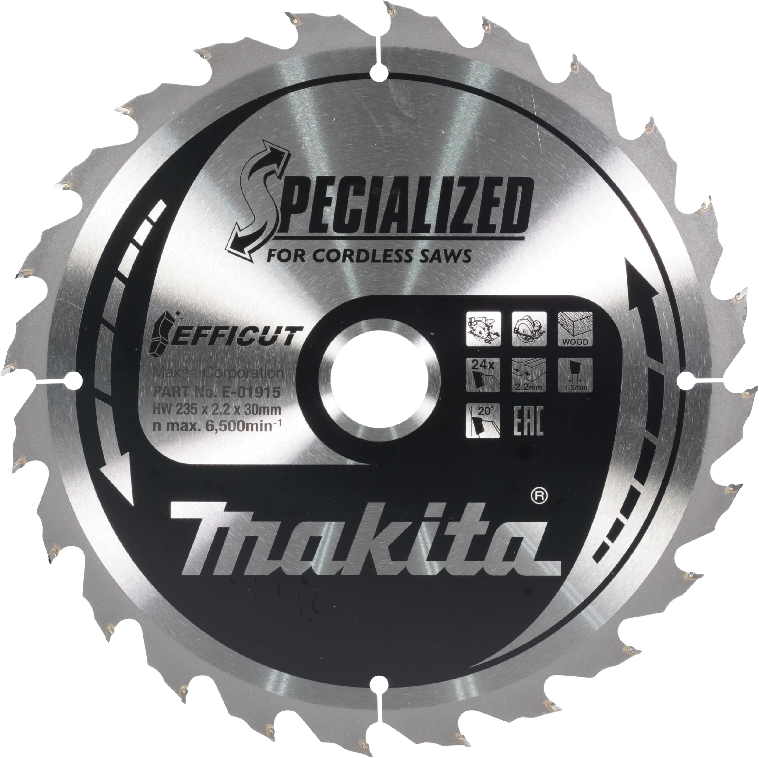 E-01965 9-1/4" 24T Carbide-Tipped Max Efficiency Circular Saw Blade, Framing
