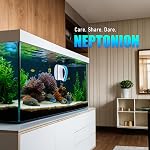 Aquarium magnétique de poisson réservoir de verre racleurs d'algues Nettoyeur de verre brosse propre [Floating, sans rayure, non-dérapant,magnétisation]