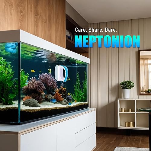 Miniatura 7 de NEPTONION Raspadores magnéticos de algas de vidrio para acuario limpiador de vidrio cepillo de limpieza flotante sin arañazos antideslizante